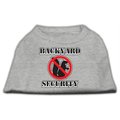 Mirage Pet Products Mirage Pet Products 51-03 LGGY Backyard Security Screen Print Shirts Grey L - 14 51-03 LGGY
